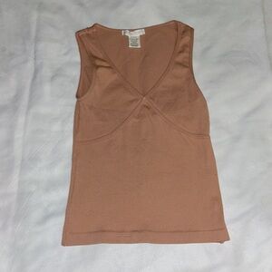 Nude juniors small tank top